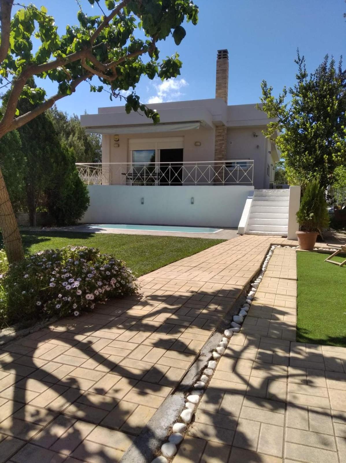 Cozy Villa Vita Lagonisi Kalivia Thorikou المظهر الخارجي الصورة