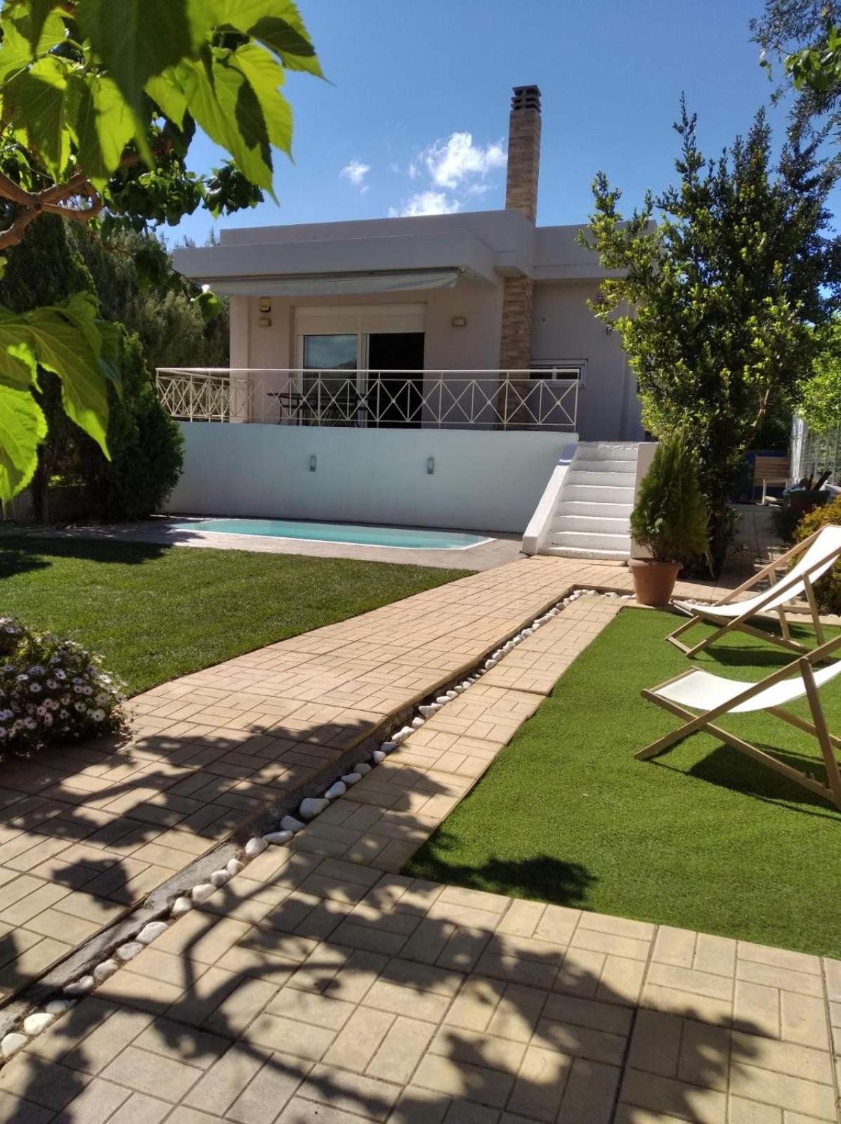 Cozy Villa Vita Lagonisi Kalivia Thorikou المظهر الخارجي الصورة